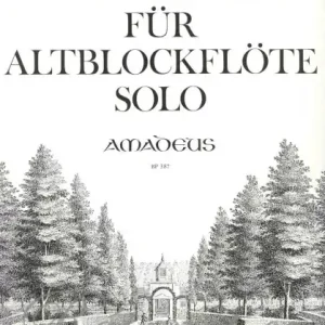 CAPRICEN fur Altblockflote Solo - skladby pro zobcovou flétnu Autentický