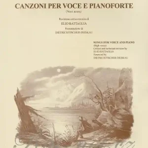 Expresní Doručení Vincenzo Bellini - Songs for Voice and Piano - Písně pro vyšší hlas a klavír