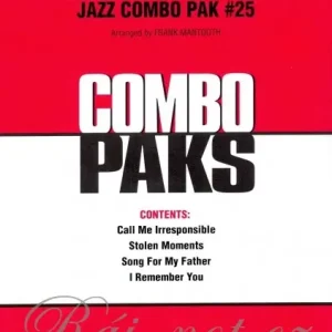 Must-Have JAZZ COMBO PAK 25 + Audio Online / malý jazzový soubor