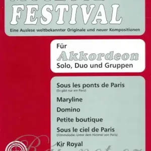 Musette Festival 1 for Accordion - 7 nejkrásnějších skladeb pro akordeon Značkový