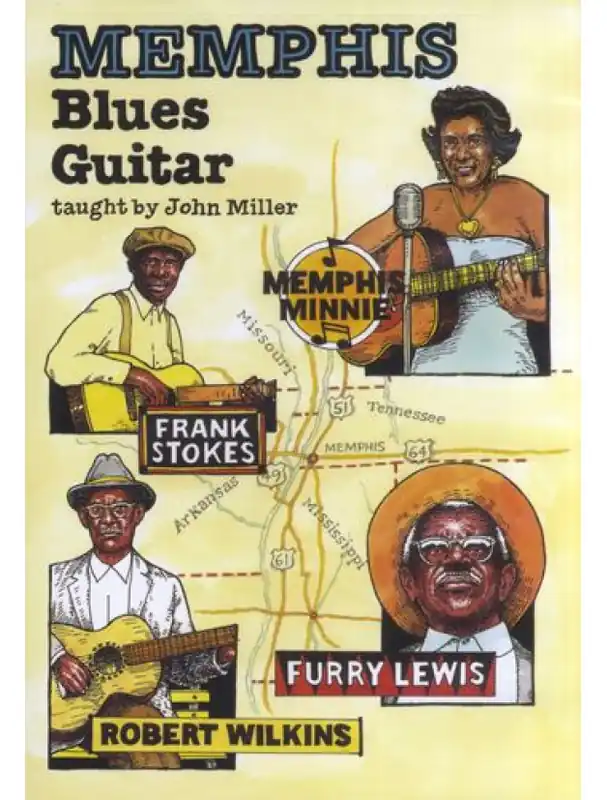 John Miller Memphis Blues Guitar (video škola hry na kytaru) Odeslání Ihned