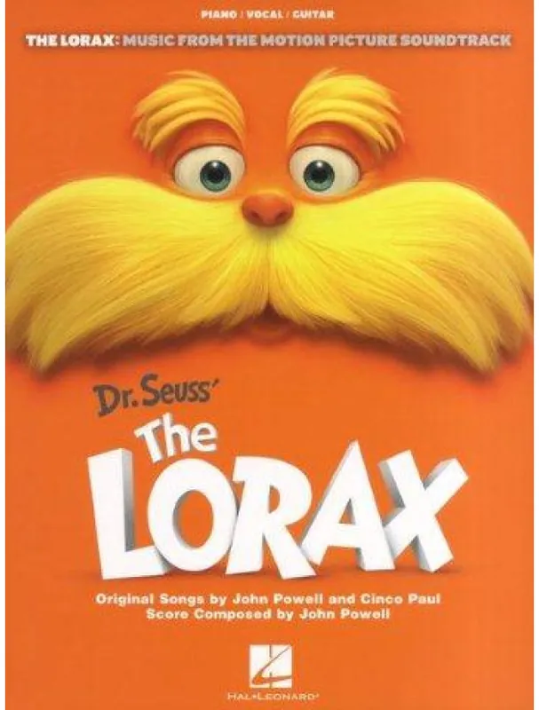Zlevněný John Powell/Cinco Paul Dr. Seuss‘ The Lorax (noty na klavír, zpěv, akordy na kytaru)