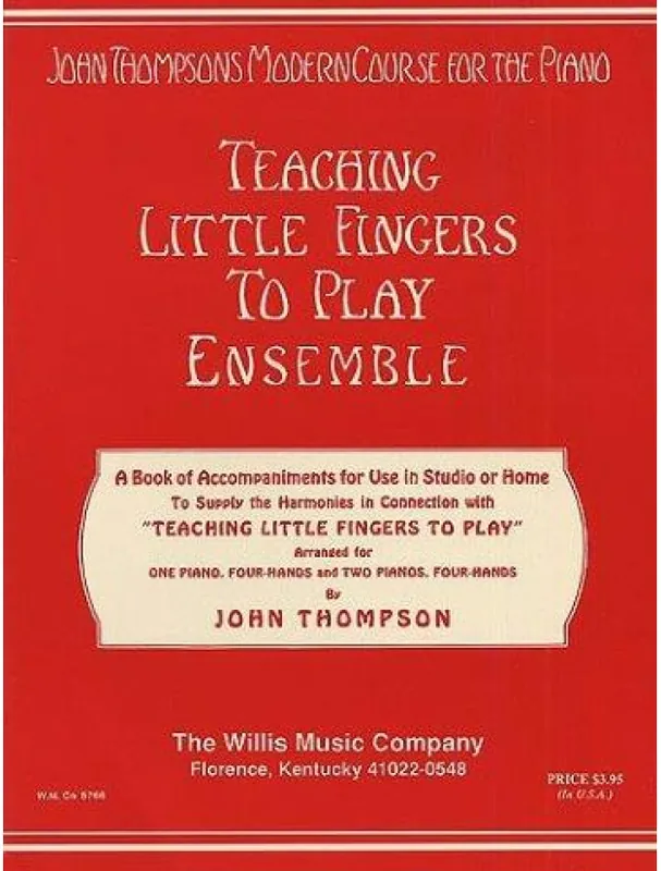 John Thompson Modern Course For Piano Teaching Little Fingers To Play Ensemble (noty na čtyřruční klavír) Kup Teď