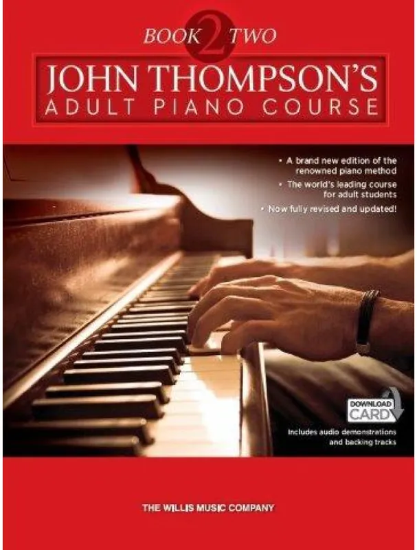 Finální Výprodej John Thompson‘s Adult Piano Course Book Two (noty na sólo klavír) (+audio)