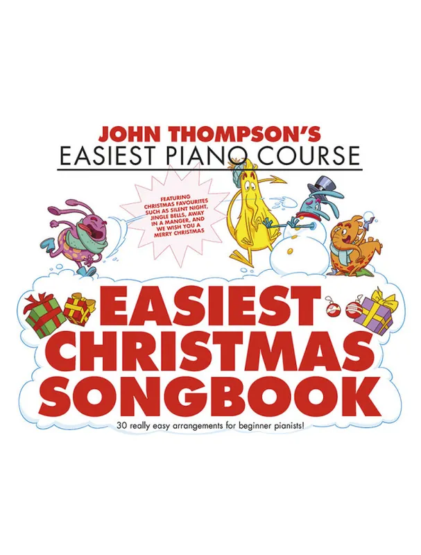 Novinka John Thompson‘s Easiest Christmas Songbook (noty na snadný klavír)