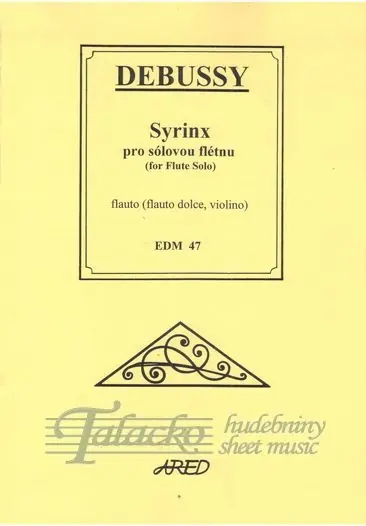 Syrinx pro sólovou flétnu Rychlé Dodání