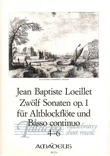Zwölf Sonaten op. 1 für Altblockflöte und Basso continuo (4-6) Akční Nabídka