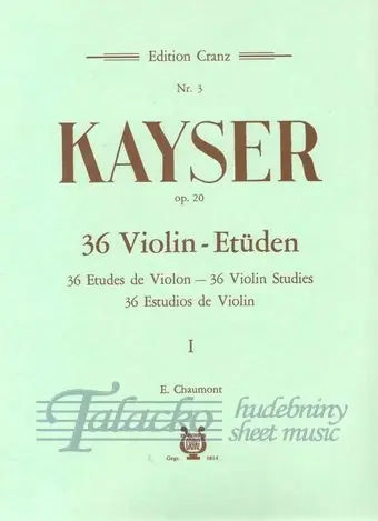 Objednat Nyní 36 Violin Studies op. 20/1