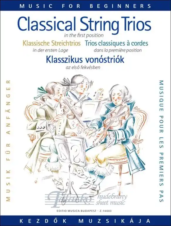 Nakupujte Hned Classical Trio Music for Beginners