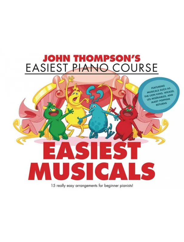 Zlevněný John Thompson’s Easiest Musicals (noty na snadný klavír)