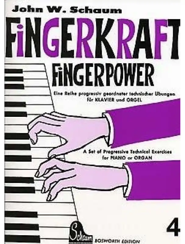 John W. Schaum Fingerkraft Heft 4 (Fingerpower Book 4) (noty na sólo klavír) Ověřený