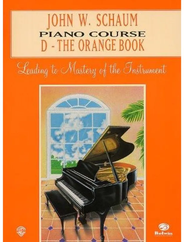 Značkový John W. Schaum Piano Course D The Orange Book (noty na sólo klavír)