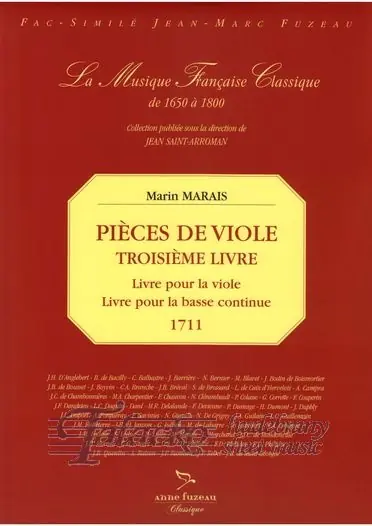 Must-Have Pieces de viole, troisieme livre (1711)