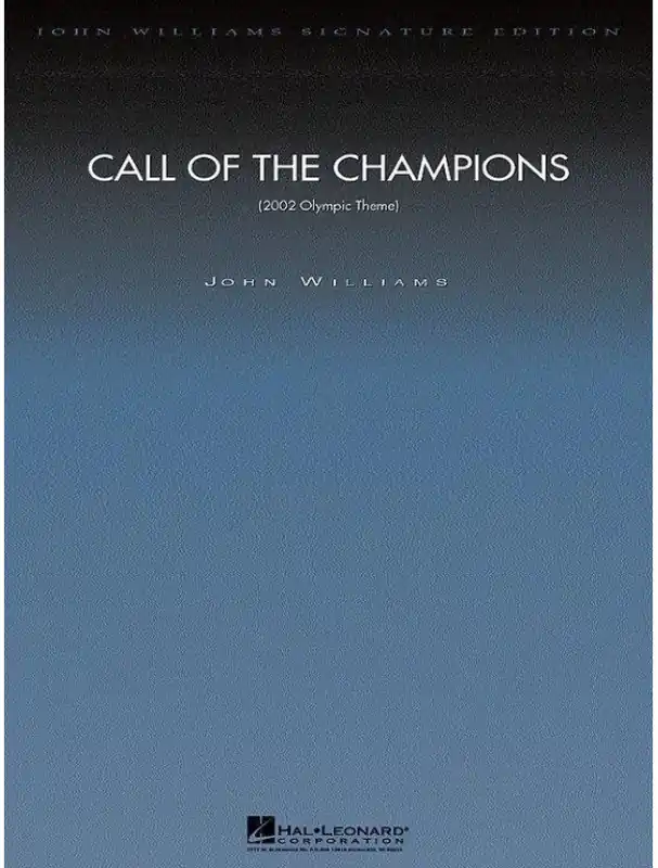 Výhodná Nabídka John Williams Call Of The Champions (noty pro symfonický orchestr, party, partitura)