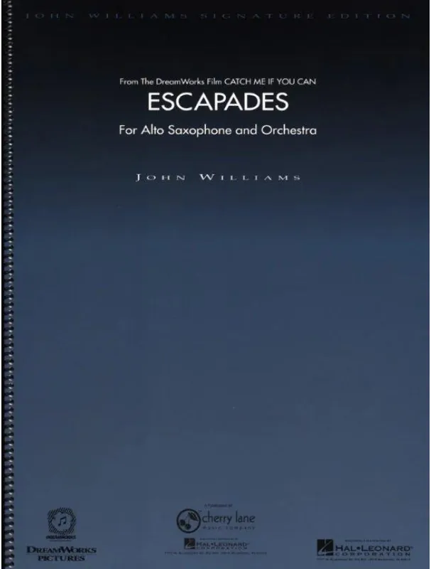 Tovární Cena John Williams Escapades from Catch Me If You Can (noty pro symfonický orchestr, partitura)