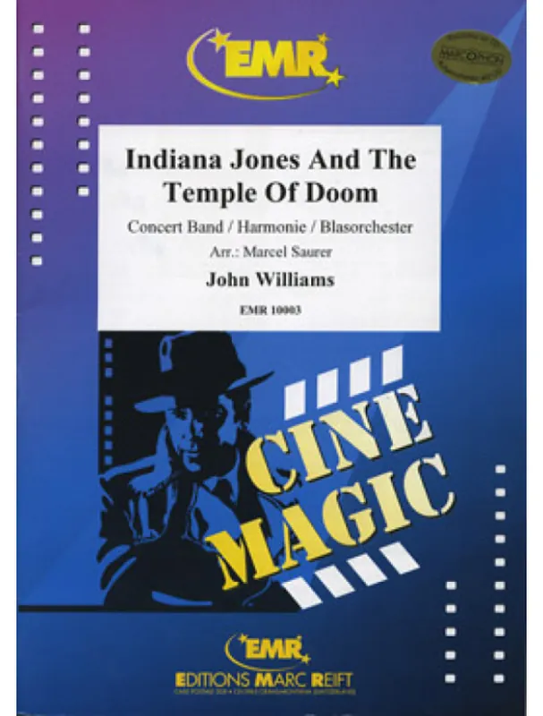 Tovární Cena John Williams Indiana Jones And The Temple Of Doom (noty pro koncertní orchestr, party, partitura)