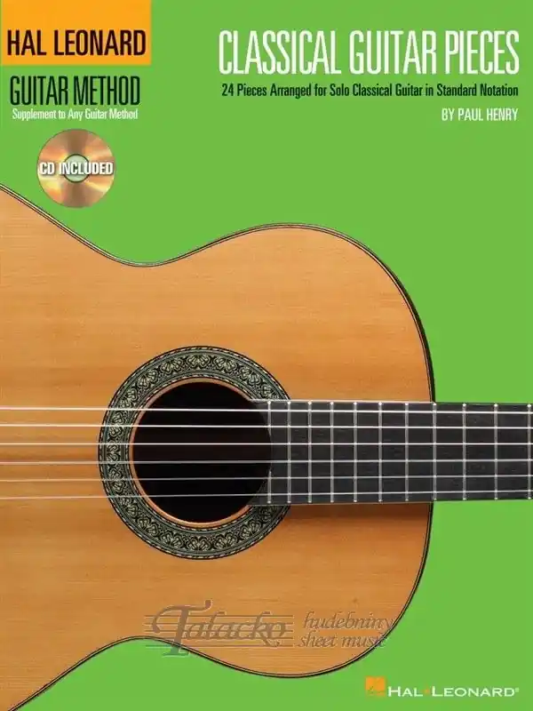 Pouze Dnes Hal Leonard Guitar Method Classical Guitar Pieces + CD