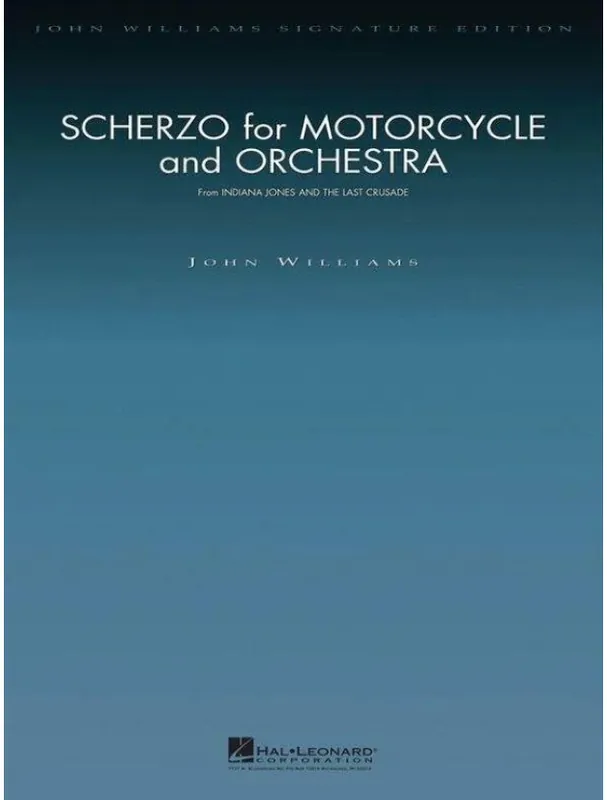 John Williams Scherzo for Motorcycle and Orchestra from Indiana Jones and the Last Crusades (noty pro symfonický orchestr, partitura) Ihned K Objednání