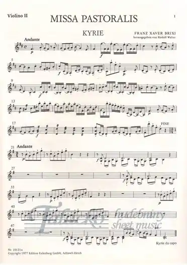 Missa Pastoralis (violino 2) Cenově Výhodný