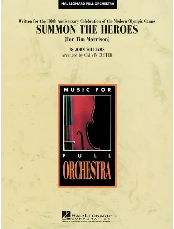 John Williams Summon the Heroes (noty pro symfonický orchestr, partitura) Nejprodávanější