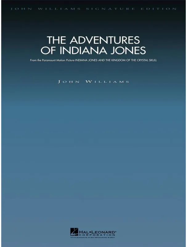 John Williams The Adventures of Indiana Jones (noty pro symfonický orchestr, party, partitura) Ihned K Objednání