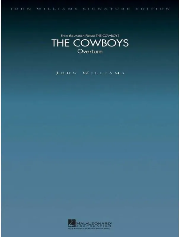 John Williams The Cowboys Overture (noty pro symfonický orchestr, party, partitura) Omezená Nabídka