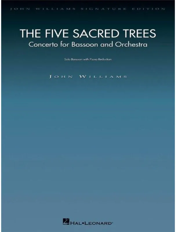 Aktuální John Williams The Five Sacred Trees (noty na fagot, klavír)