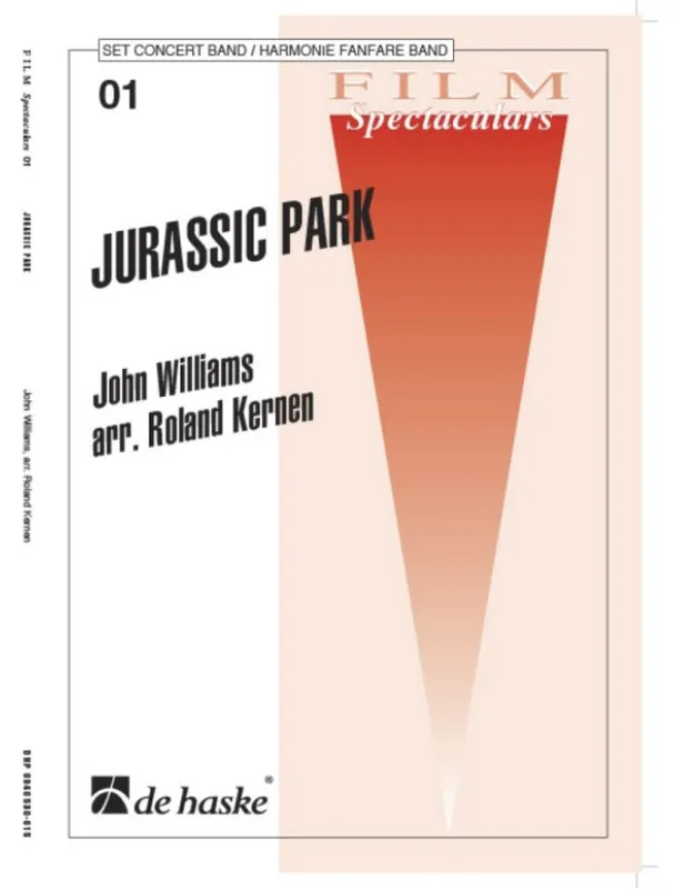 Cenově Výhodný John Williams Theme from Jurassic Park (noty pro koncertní/fanfárový orchestr, party, partitura)