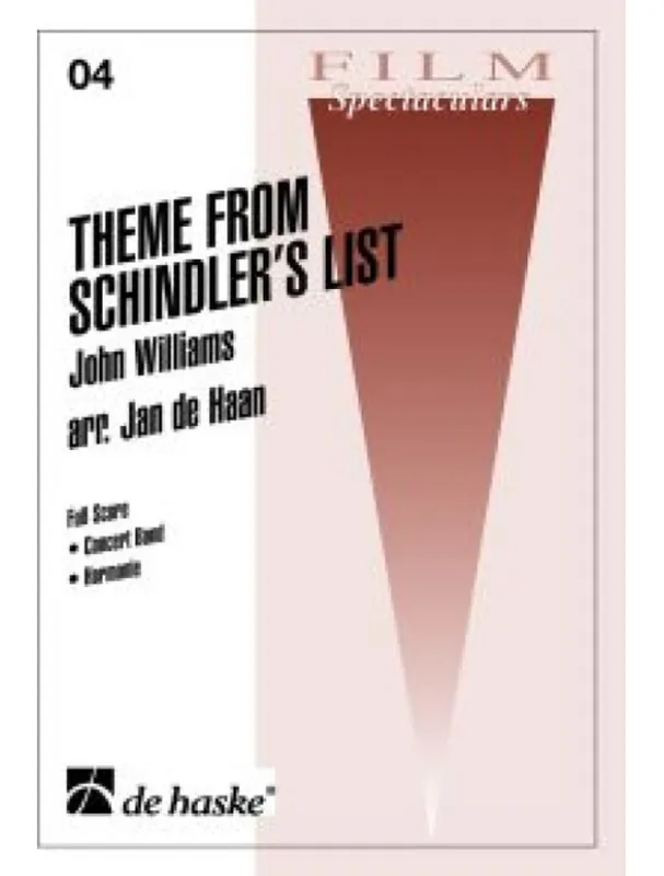 John Williams Theme from Schindler‘s List (noty pro dechový žesťový orchestr) Pouze Dnes