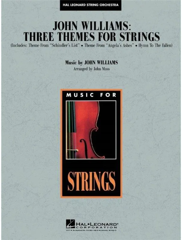 John Williams Three Themes for Strings (noty pro smyčcový orchestr, party, partitura) Přímo Od Výrobce