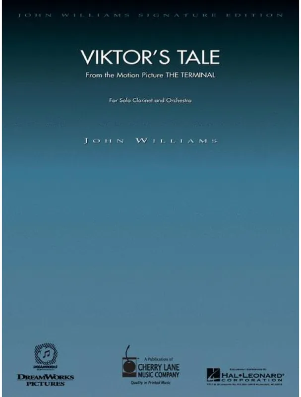 John Williams Viktor‘s Tale from The Terminal (noty na klarinet, klavír) Odeslání Ihned