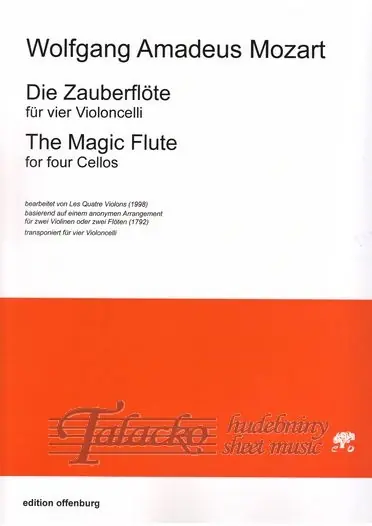 Novinka Magic Flute for four Cellos