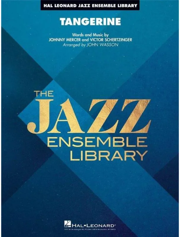 Akce Johnny Mercer Tangerine (noty pro jazzový orchestr, party, partitura)