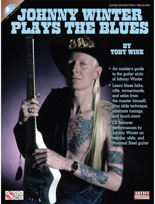 Vysoce Kvalitní Johnny Winter Plays the Blues (noty, tabulatury na kytaru)(+audio)