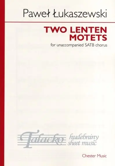 Two Lenten Motets Cenově Výhodný