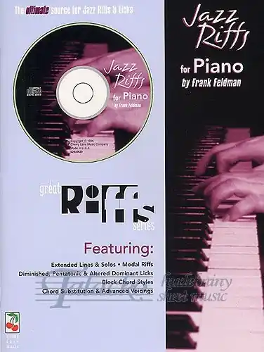 Jazz Riffs For Piano Great Riffs + CD Cenová Bomba