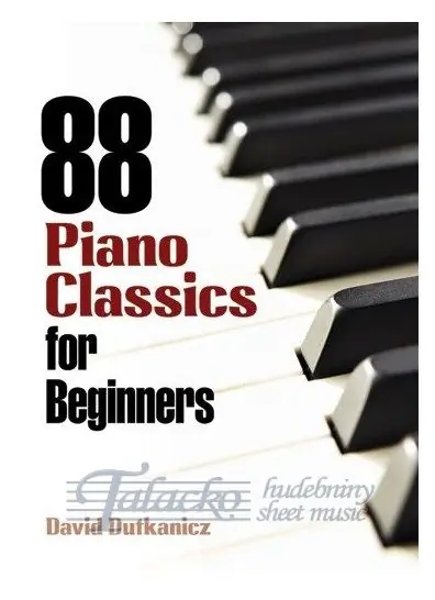 88 Piano Classics For Beginners Nejlepší Volba