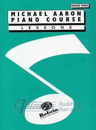Michael Aaron Piano Course Lessons Gr. 3 Levný