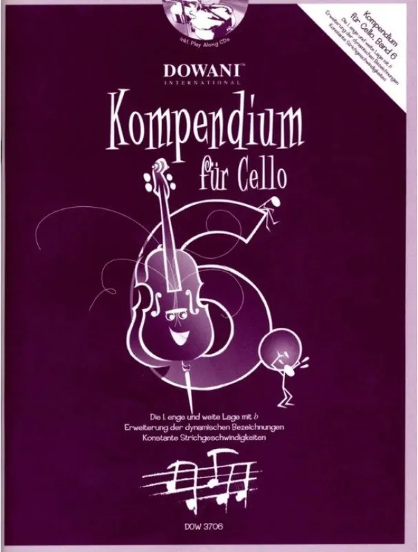 Novinka Josef Hofer Kompendium für Cello 6 (noty na violoncello)(+audio)