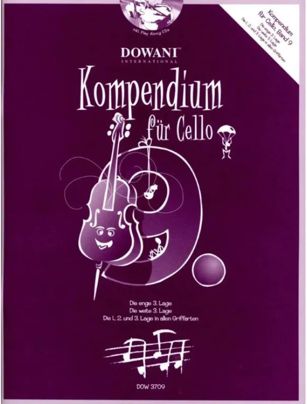 Josef Hofer Kompendium für Cello 9 (noty na violoncello)(+audio) Rychlé Dodání