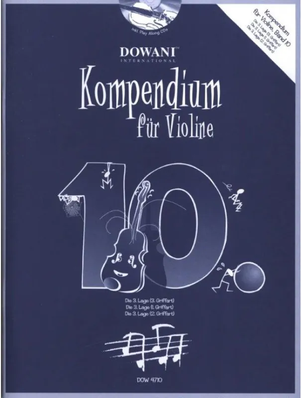 Cenově Výhodný Josef Hofer Kompendium für Violine 10 (noty na housle)(+audio)