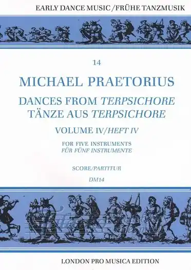 Dances from Terpsichore for five instruments volume 4 Aktuální