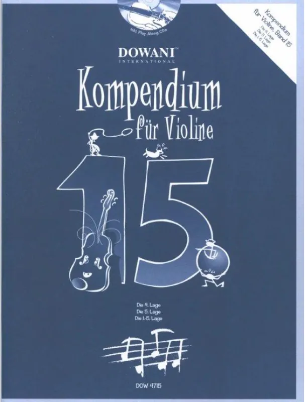 Odeslání Ihned Josef Hofer Kompendium für Violine 15 (noty na housle)(+audio)