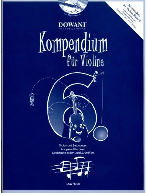 Oblíbený Josef Hofer Kompendium für Violine 6 (noty na housle)(+audio)