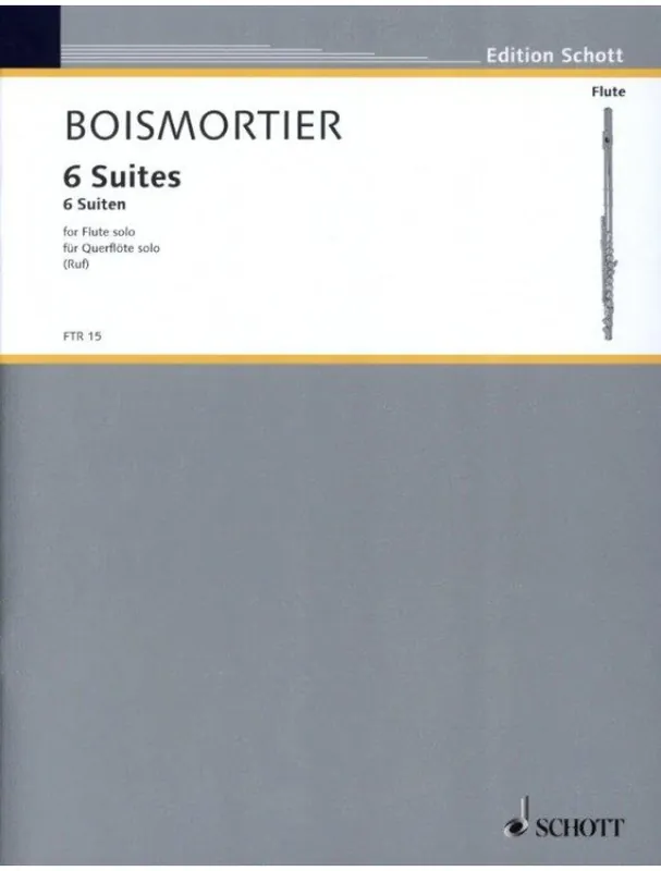 Joseph Bodin de Boismortier 6 Suites op. 35 (noty na příčnou flétnu) Vrácení Zdarma