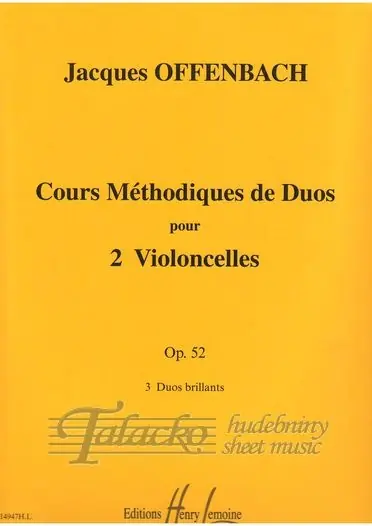Nová Kolekce Cours méthodique de duos pour deux violoncelles Op.52