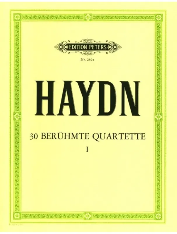 Joseph Haydn Berühmte Quartette 1 (noty pro smyčcový kvartet, party) Speciální Cena
