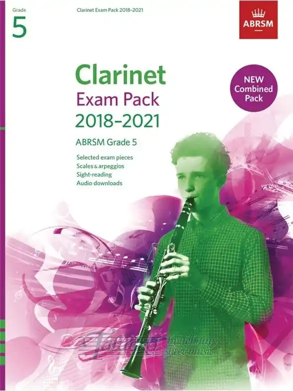 Clarinet Exam Pack 2018-2021, ABRSM Grade 5 Cenově Výhodný