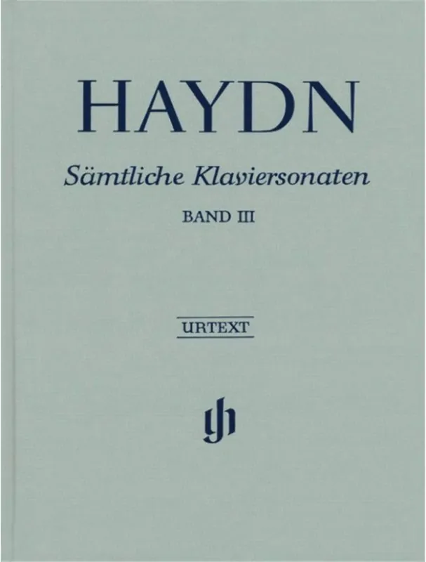Joseph Haydn Complete Piano Sonatas Volume III (noty na klavír) Aktuální
