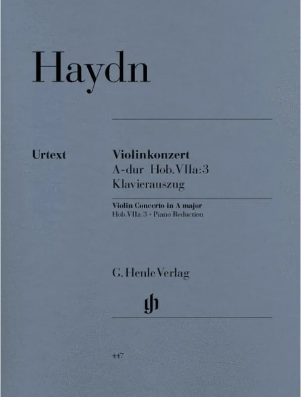 Joseph Haydn Concerto for Violin and Orchestra in A Major Hob. VIIa 3 (noty na housle, klavír) Akční Cena